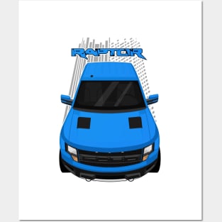 Ford F150 SVT Raptor 2010-2014 - Blue Posters and Art